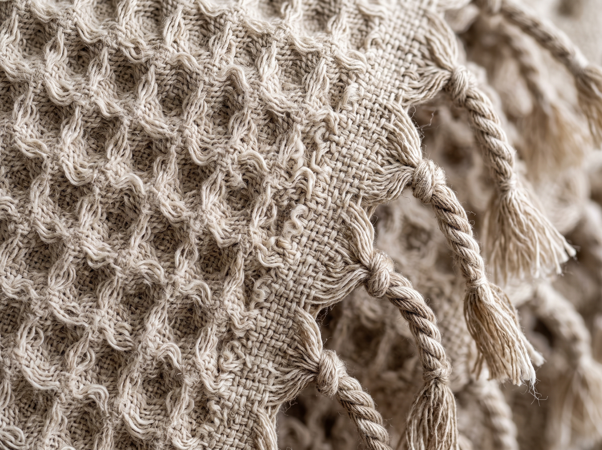 Wavenna Close Up Woven Fabric Detail